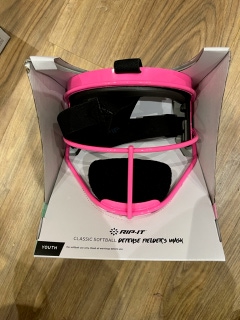 New Rip-it Classic Softball Defense Fielder's Mask Youth - Pink