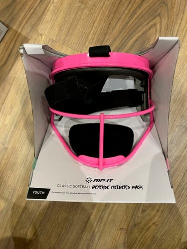 New Rip-it Classic Softball Defense Fielder's Mask Youth - Pink
