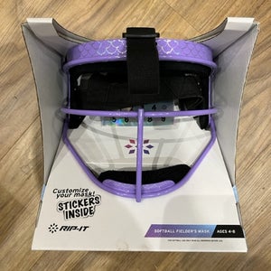 New Rip It Classic Softball Defense Fielder's Mask - Purple