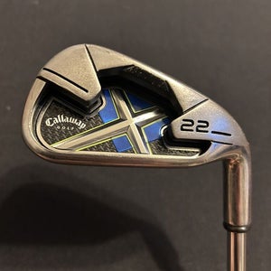 Callaway X-22 Single 6 Iron Flighted Rifle 5.0 Regular Flex Steel Shaft 1° Flat