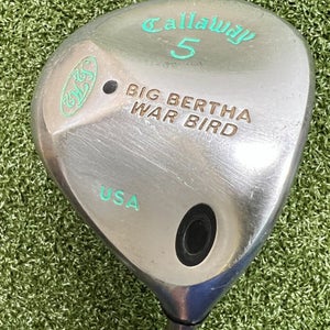 Callaway Big Bertha Warbird 5 Wood /  Ladies Graphite  / NEW GRIP / sa6561