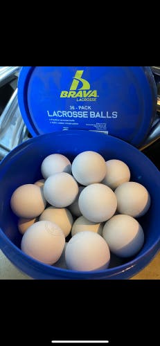 Lacrosse bucket of balls . 3 Dozen
