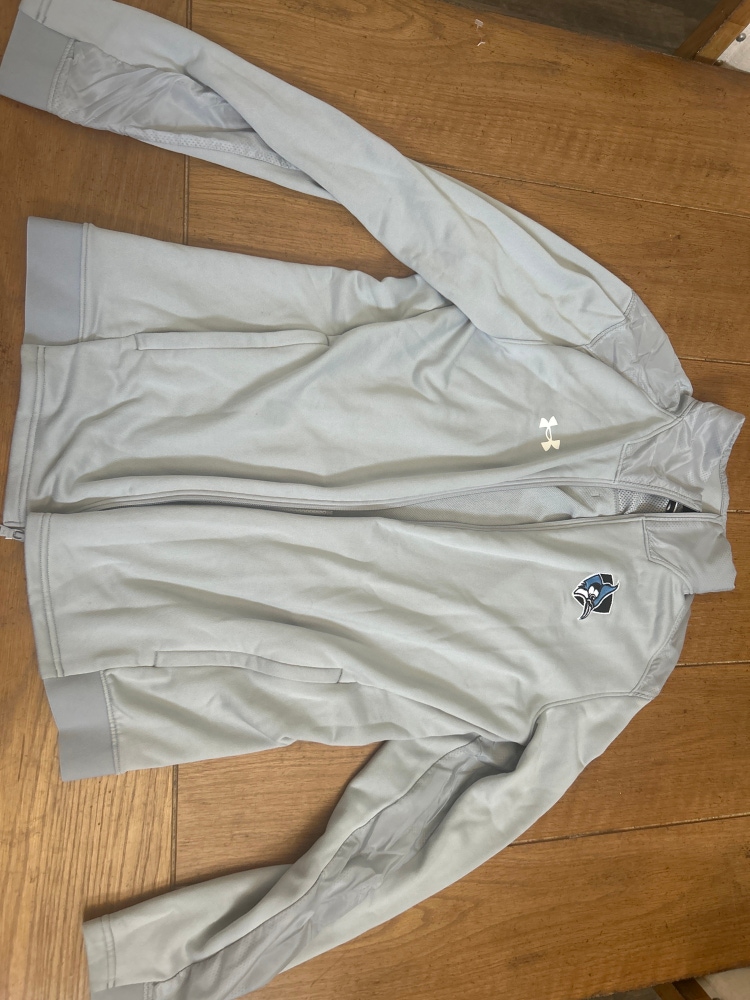 Team Issued Zip-Up Travel Sweatshirt Hopkins Mens Lacrosse
