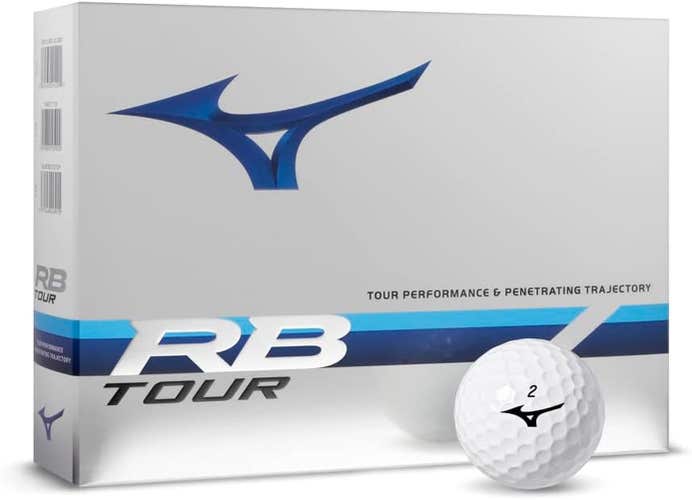 Mizuno RB Tour Golf Balls (White, 2023) 12pk 1DZ NEW