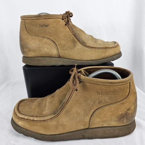 Irish Setter 891 Waterproof Wallaby Chukka Leather Work Casual Boots Men's 7.5 D