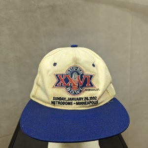 Vintage Super Bowl XXVI New Era Snapback Hat NFL