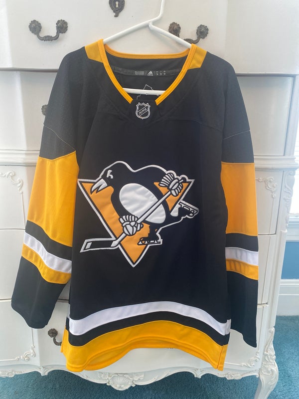 Pittsburgh Penguins Adidas Authentic Blank Black Home Jersey