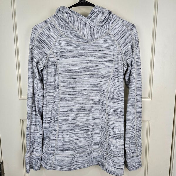 Lululemon Think Fast Space Dye Gray Pullover Sweatshirt Hoodie