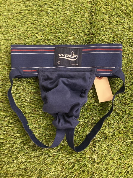 Omtex Men's Athletic Gym Jockstrap Supporter Pack of 2 (Navy