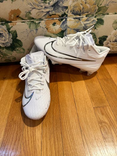 Nike Vapor Edge Elite 360 2 White Football Cleats DA5457-100 Men’s Size 7.5