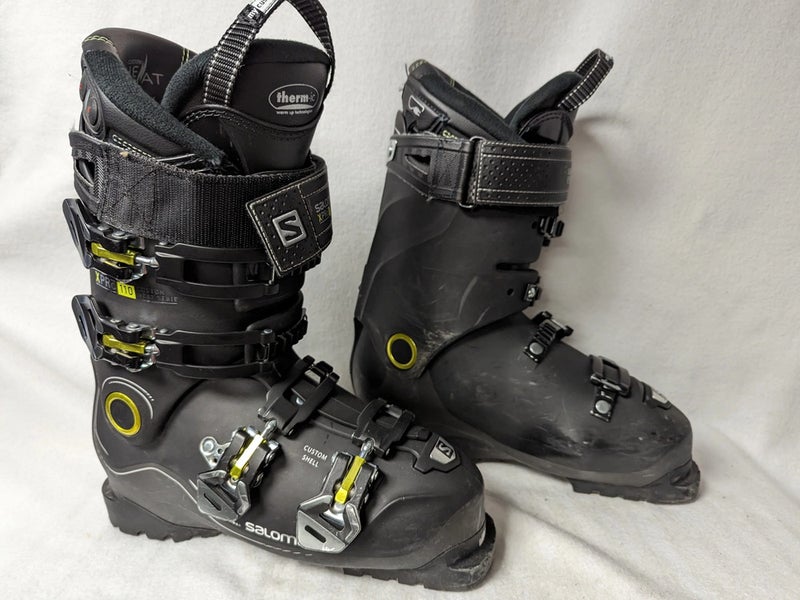 Salomon XPro110 Ski Boots Size 26 Color Black Condition Used