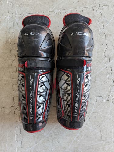 Senior Used CCM Jetspeed edge 14" Shin Pads