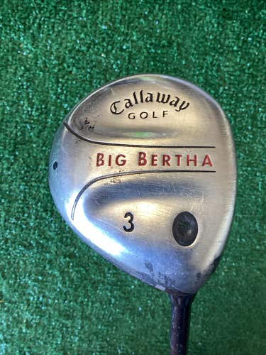 Callaway Golf Big Bertha Fairway 3 Wood With Regular Graphite Shaft
