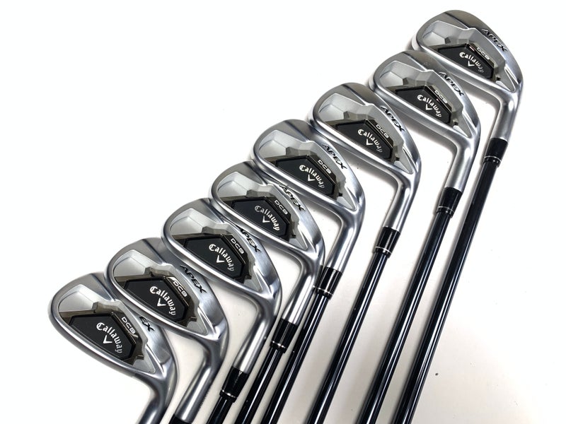 Callaway Apex DCB 21 Iron Set 4-PW+AW UST Mamiya Recoil Dart F3 Regular RH