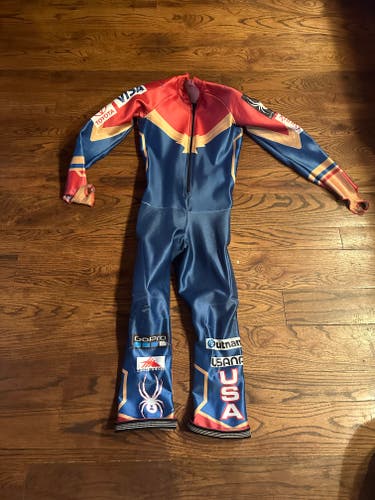 Women's Medium US Ski Team Padded Ski Suit FIS Legal