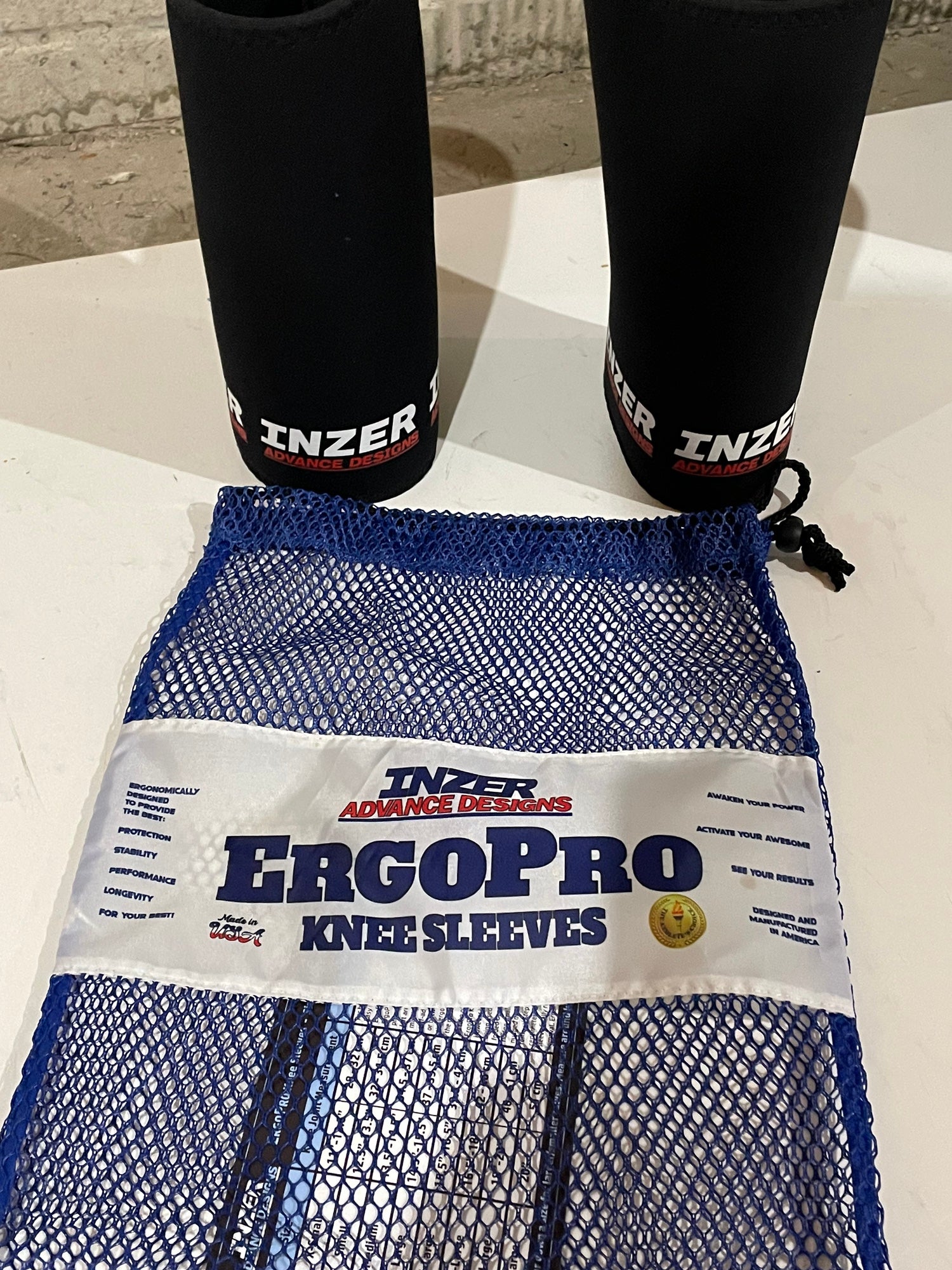 ErgoPro Knee Sleeves, The Ultra Performance Powerlifting Knee Sleeves! –  Inzer Advance Designs