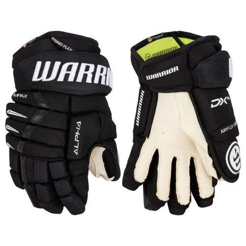 New Warrior DX Pro 10" Hockey Gloves junior glove JR black ice inch roll model