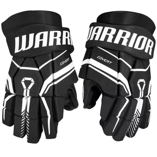 New Warrior Covert QRE 1000 12" hockey gloves junior JR black white ice glove