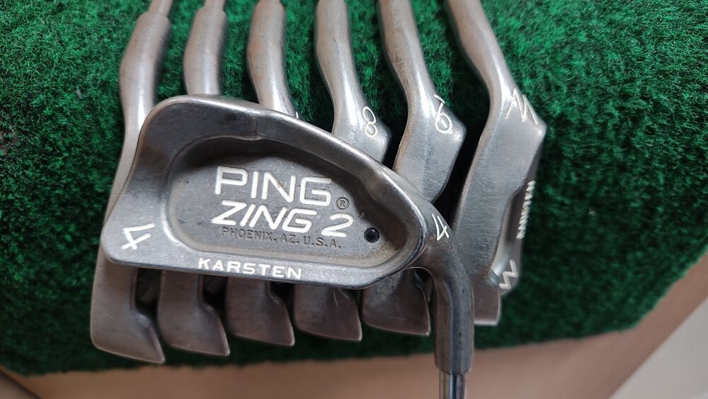 Ping Zing 2 Black Dot Golf Iron Set 4-PW JZ Steel Shaft Stiff Flex