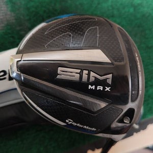 Taylormade Sim MAX 10.5 Driver Regular Flex Ventus 6R  w Headcover Tool