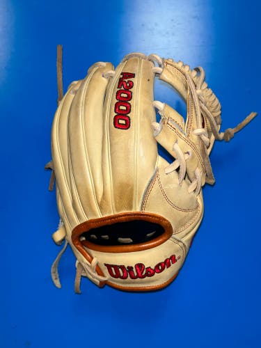 Wilson A2000 1787 11.75" Blonde Baseball Glove USED