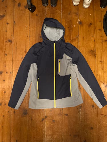 Gray Men's Adult Used Large 20-21 US Ski Team Spyder Gore Tex Softshell Jacket
