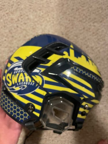 game used NLL swarm helmet
