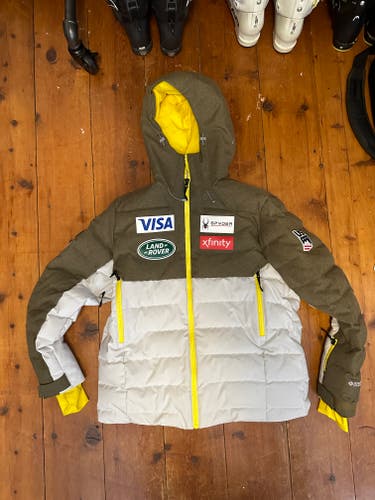 Gore Tex and Down Used Men's XLarge 20-21 US Ski Team Spyder Puffy Insulated Jacket