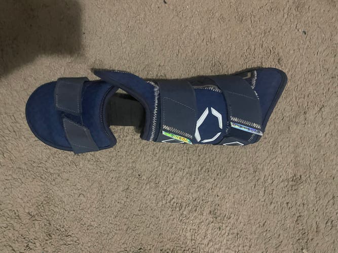Blue Used Senior EvoShield Shin Guards Leg guard