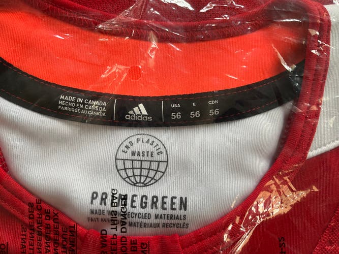 Red New Size 56 Men's Adidas Jersey