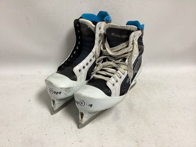 Used Bauer Reaktor 5000 Senior 9 Goalie Skates