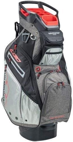 Sun Mountain 2020 C-130 14-Way Cart Bag - Black Cement Iron Red