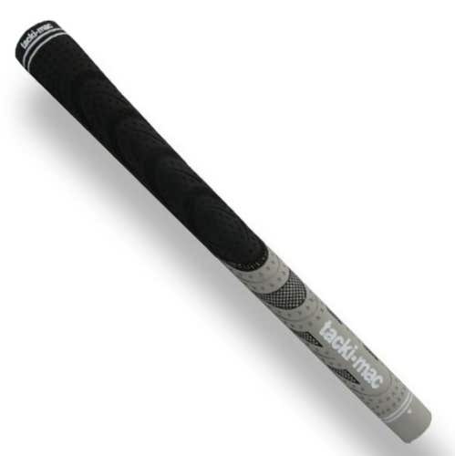 Tacki-Mac Dual Molded II Grip (Light Gray/Black, Jumbo) Golf NEW