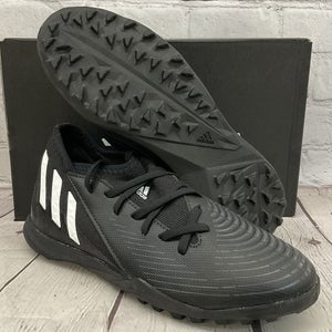 Adidas Unisex Predator Edge 3 TF JR Size 3Y Black Soccer Cleats NIB MSRP $65