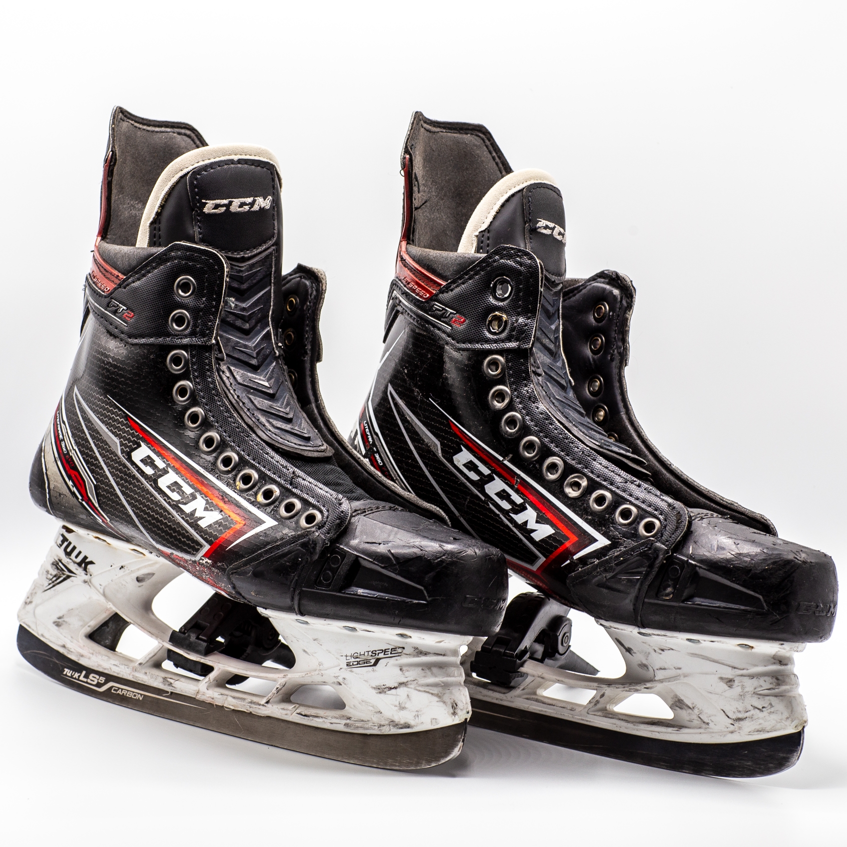 Used CCM JetSpeed FT2 Hockey Skates Pro Stock Size 8.5E