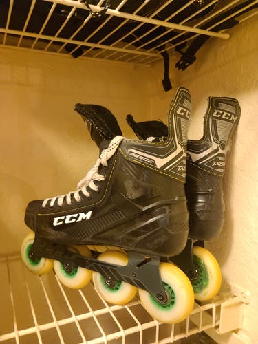 Senior Used CCM Super Tacks 9350 Hockey Skates Regular Width Size 9.5