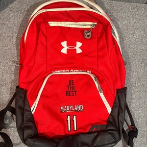 Under Armour Backpack Red Used Adult Unisex