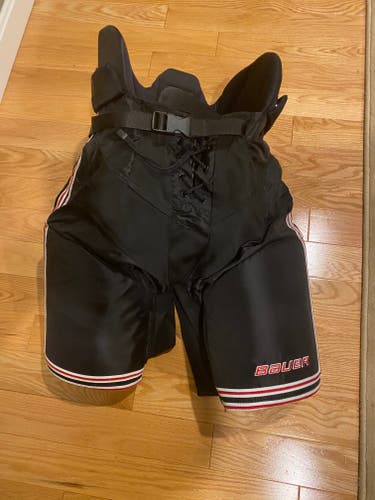 Senior Used XL Bauer Supreme Pro Hockey Pants Pro Stock