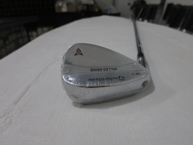 TaylorMade Milled Grind Satin Chrome Sand Wedge SW - 56.12*- DG Steel - NEW - LH