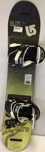 Used Burton Ltr 100 100 Cm Boys' Snowboard Combo