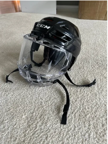 EUC Adult CCM Hockey Helmet with Full Face Shield