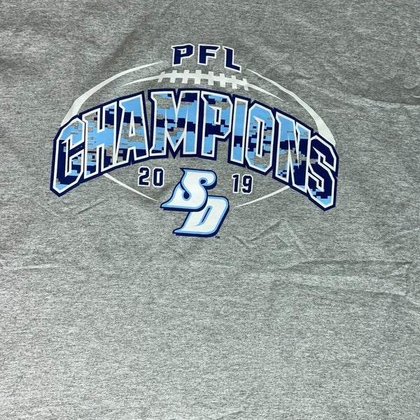 San Diego Toreros Men Shirt 2XL XXL Gray Short Sleeve Tee Top 2019 NCAA Football