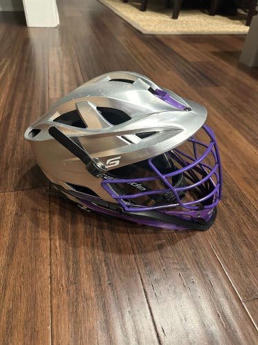 Cascade S Helmet Silver And Purple