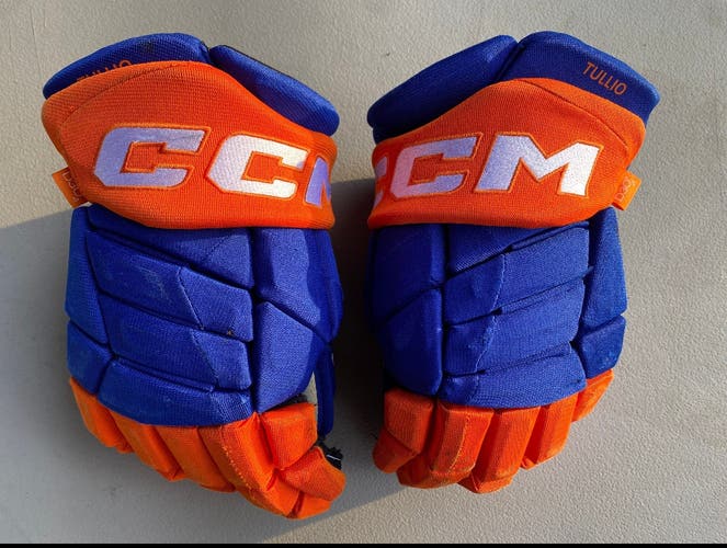 PRO NHL CCM FT4 GLOVES OILERS 14in