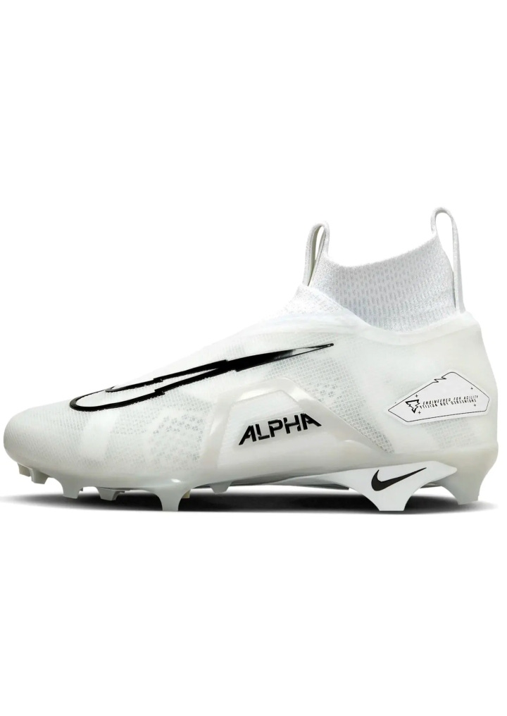 Nike Alpha Menace Elite 3 Mid Football Cleats White Men’s sz 10 NEW CT6648-109