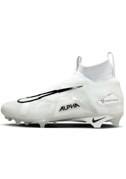 Nike Alpha Menace Elite 3 Mid Football Cleats White Men