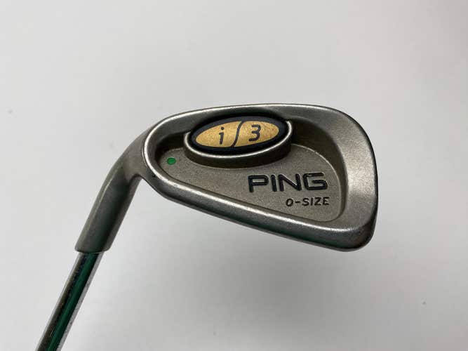 Ping i3 Oversize Single 8 Iron Green Dot 2* Up Cushin JZ Stiff Steel Mens LH