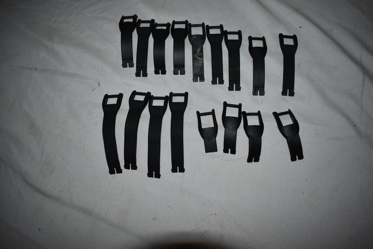 Motocross Boot Strap Replacements Lot - 3 Sizes