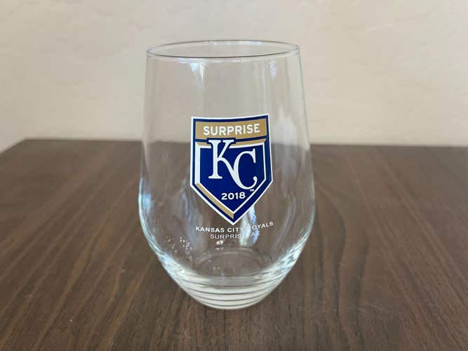 Kansas City Royals MLB BASEBALL 2018 SPRING TRAINING Arizona Stemless Wine Glass