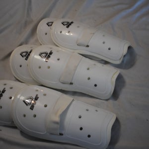 Brine Shin Guards, 3 Pair, White